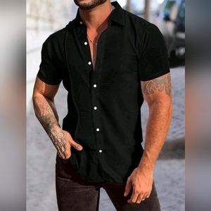 Men casual button New size M(38)